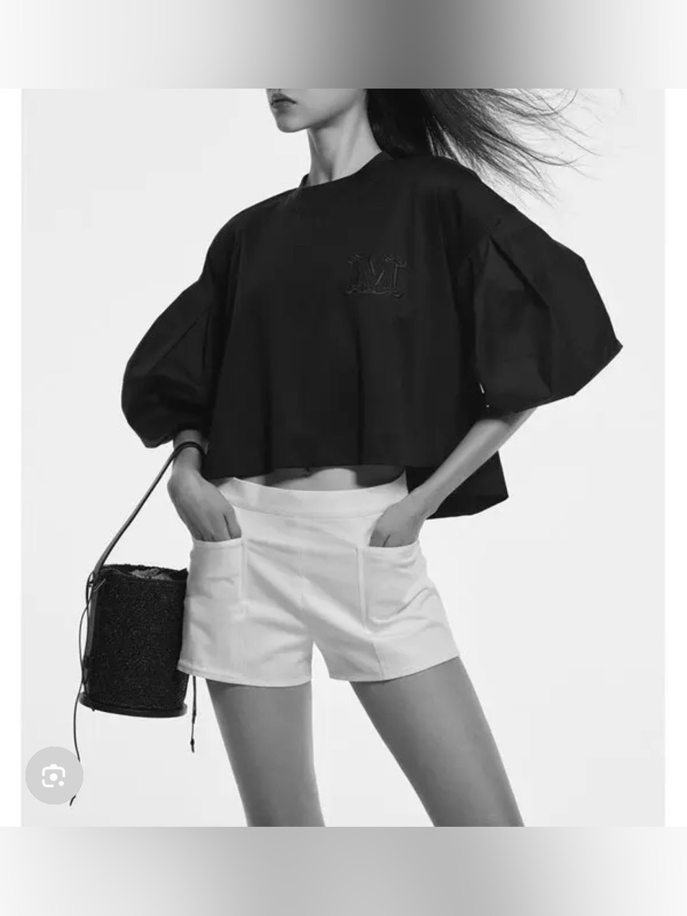 Max Mara Dolly cotton jersey and poplin top